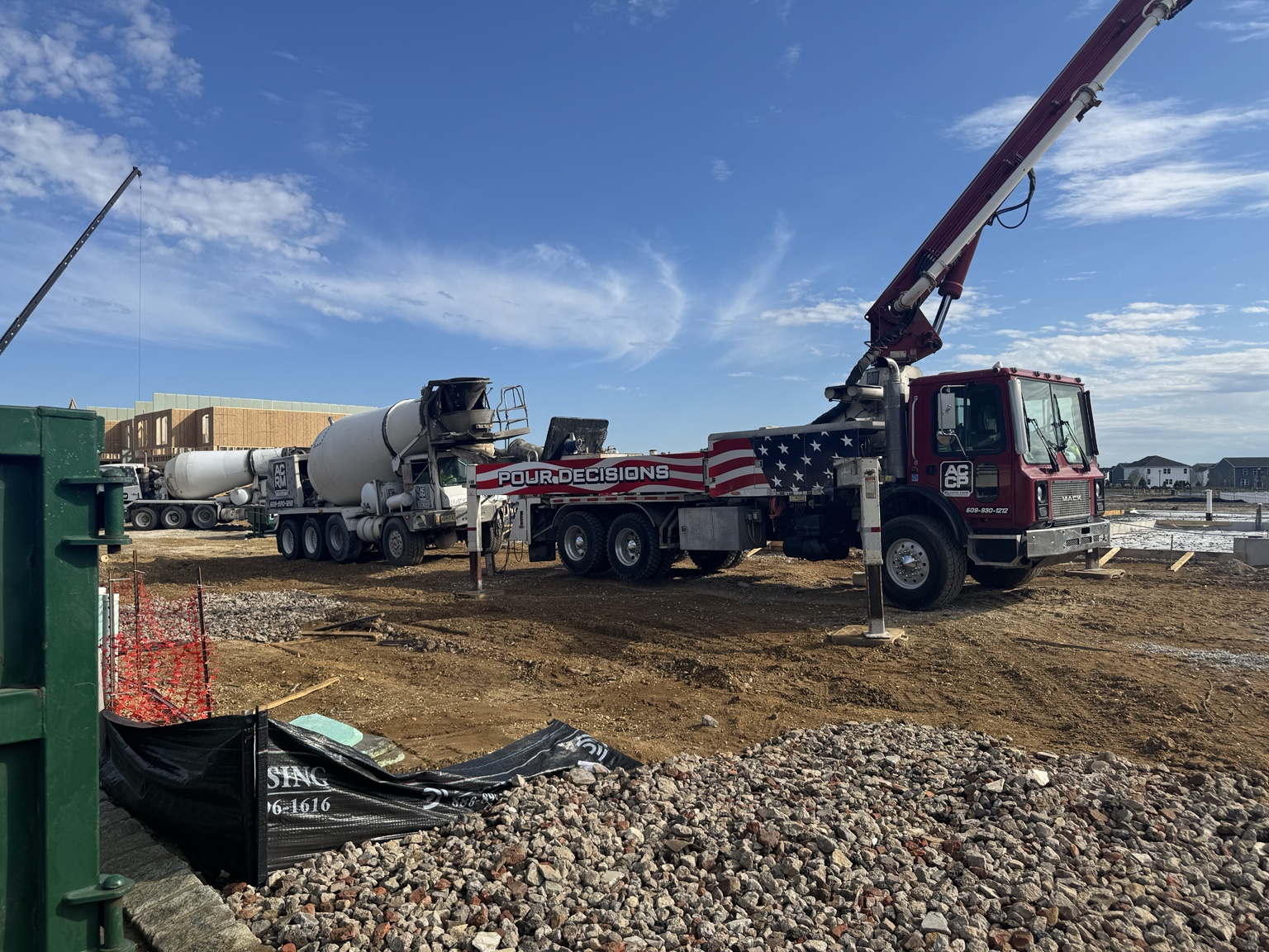 Commercial concrete pump