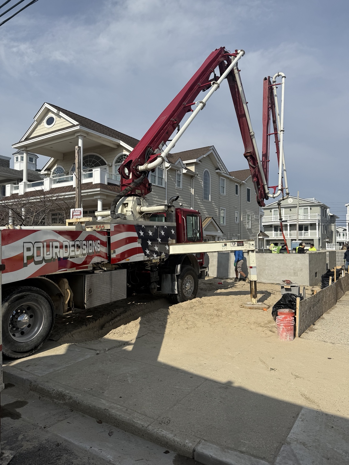 Residential concrete pump